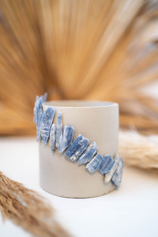 Blue Kyanite Pot