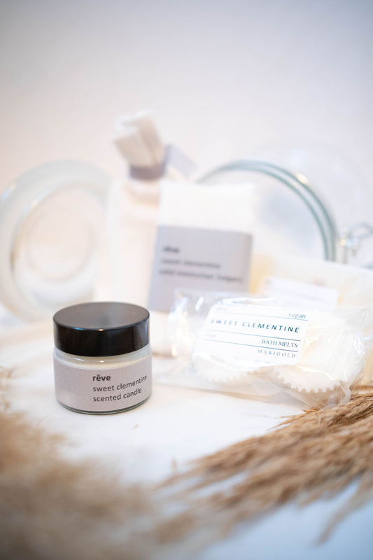 Sweet Clementine Jar Spa Set