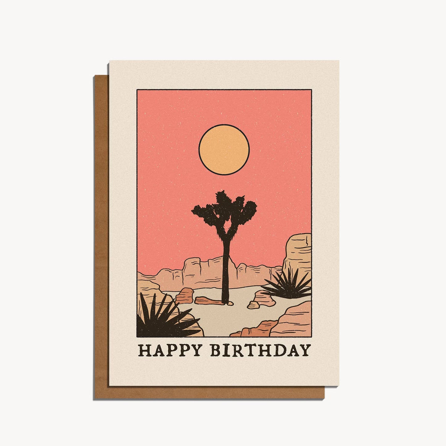 Happy Birthday Desert Card